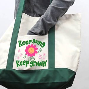 Big Tote Bag - Keep Growing